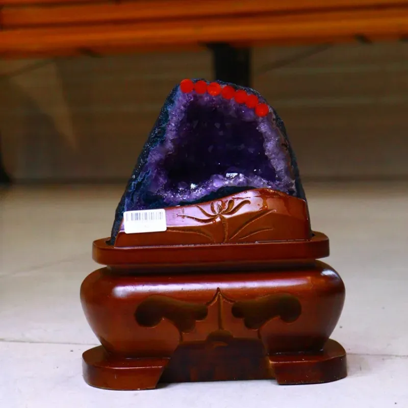 Natural Crystal Stone Amethyst Hole Decoration Amethyst Hole Cornucopia Fortune Good Luck Feng Shui Degaussing Gift
Natural Crystal Stone Amethyst Hole Decoration Amethyst Hole Cornucopia Fortune Good Luck Feng Shui Degaussing Gift