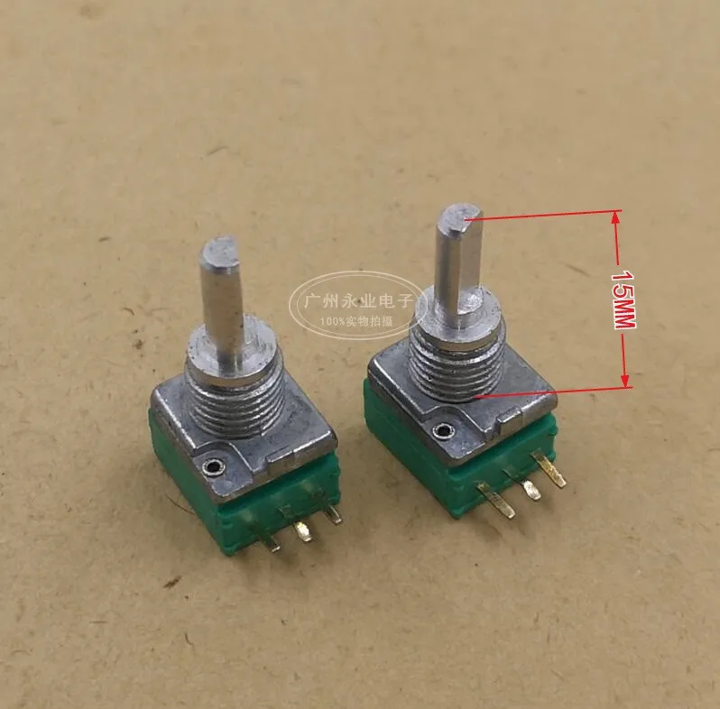 2 Piece RK097 Type Single Potentiometer 3 Feet A10K A103 Handle Length 15MMF Shaft Diameter 4MM
2 Piece RK097 Type Single Potentiometer 3 Feet A10K A103 Handle Length 15MMF Shaft Diameter 4MM