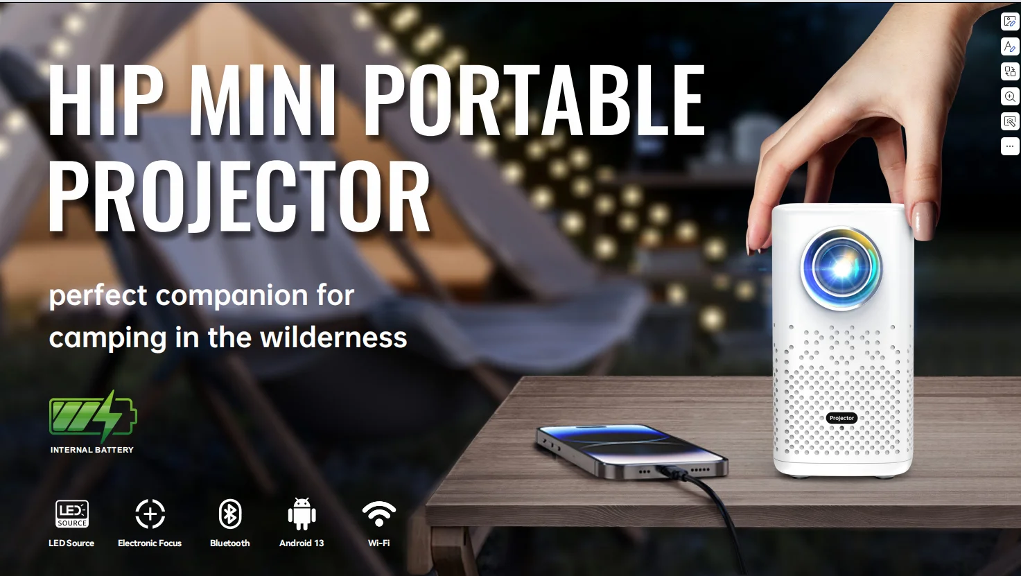 2025 New H1P Android 13 5G WiFi Smart Focus Full HD Projector LED Video Home Theater Proyector Beamer Built-in Battery
2025 New H1P Android 13 5G WiFi Smart Focus Full HD Projector LED Video Home Theater Proyector Beamer Built-in Battery