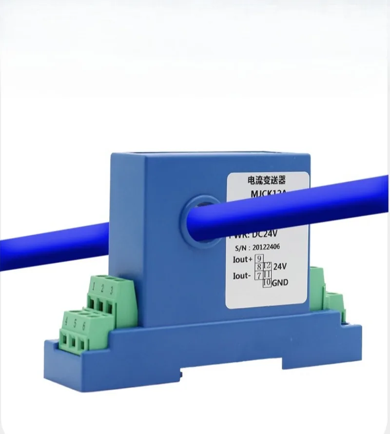 AC Current Transmitter AC-50A To 4-20mA DC Hall Transmitter, Perforated Power Sensor
AC Current Transmitter AC-50A To 4-20mA DC Hall Transmitter, Perforated Power Sensor