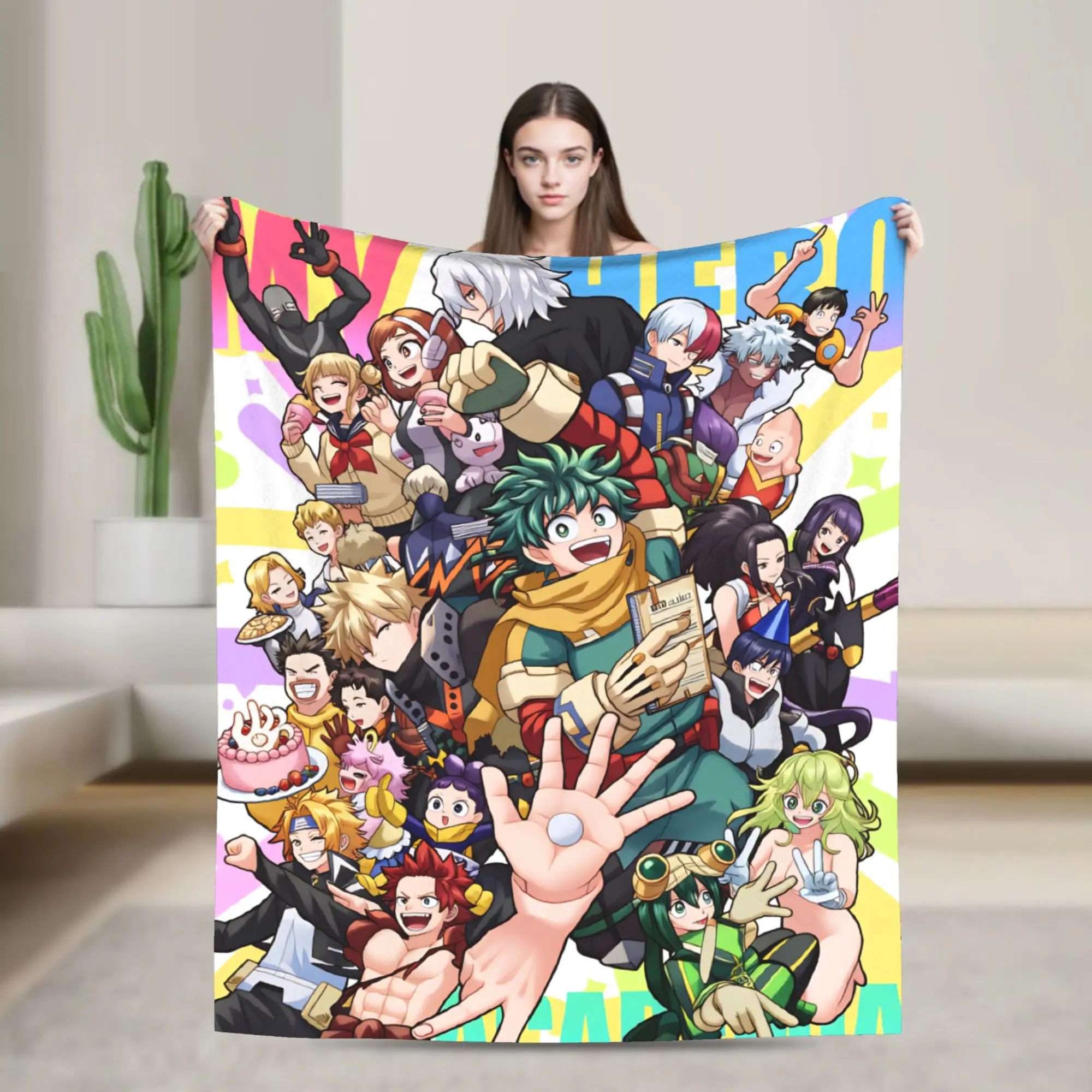 My Hero Academia Blanket Deku Katsuki Cartoon Travel Office Flannel Throw Blanket For Outdoor Warm Soft Quality Bedspread Gift
My Hero Academia Blanket Deku Katsuki Cartoon Travel Office Flannel Throw Blanket For Outdoor Warm Soft Quality Bedspread Gift