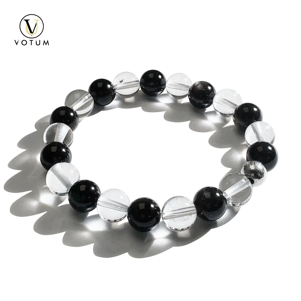Браслет из натурального серебристого обсидиана и прозрачного кварца для женщин и мужчин, браслеты из белых кристаллов, бусины, ювелирные изделия, подарок на заказ
Браслет из натурального серебристого обсидиана и прозрачного кварца для женщин и мужчин, браслеты из белых кристаллов, бусины, ювелирные изделия, подарок на заказ