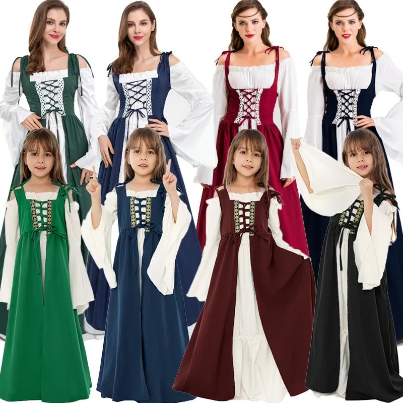 Medieval Retro Witch Costume Dress Women's Nun Suit Halloween New Style Small Plum Vintage Dress Female Monastic Outfit
Medieval Retro Witch Costume Dress Women's Nun Suit Halloween New Style Small Plum Vintage Dress Female Monastic Outfit