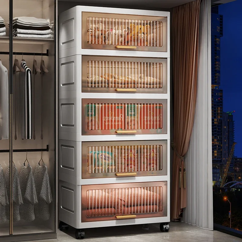 Flip Storage Cabinet Household Plastic Locker Living Room Toys Snacks Clothes Multi-layer Bedside Bedroom Storage Cabinet Shelf
Flip Storage Cabinet Household Plastic Locker Living Room Toys Snacks Clothes Multi-layer Bedside Bedroom Storage Cabinet Shelf