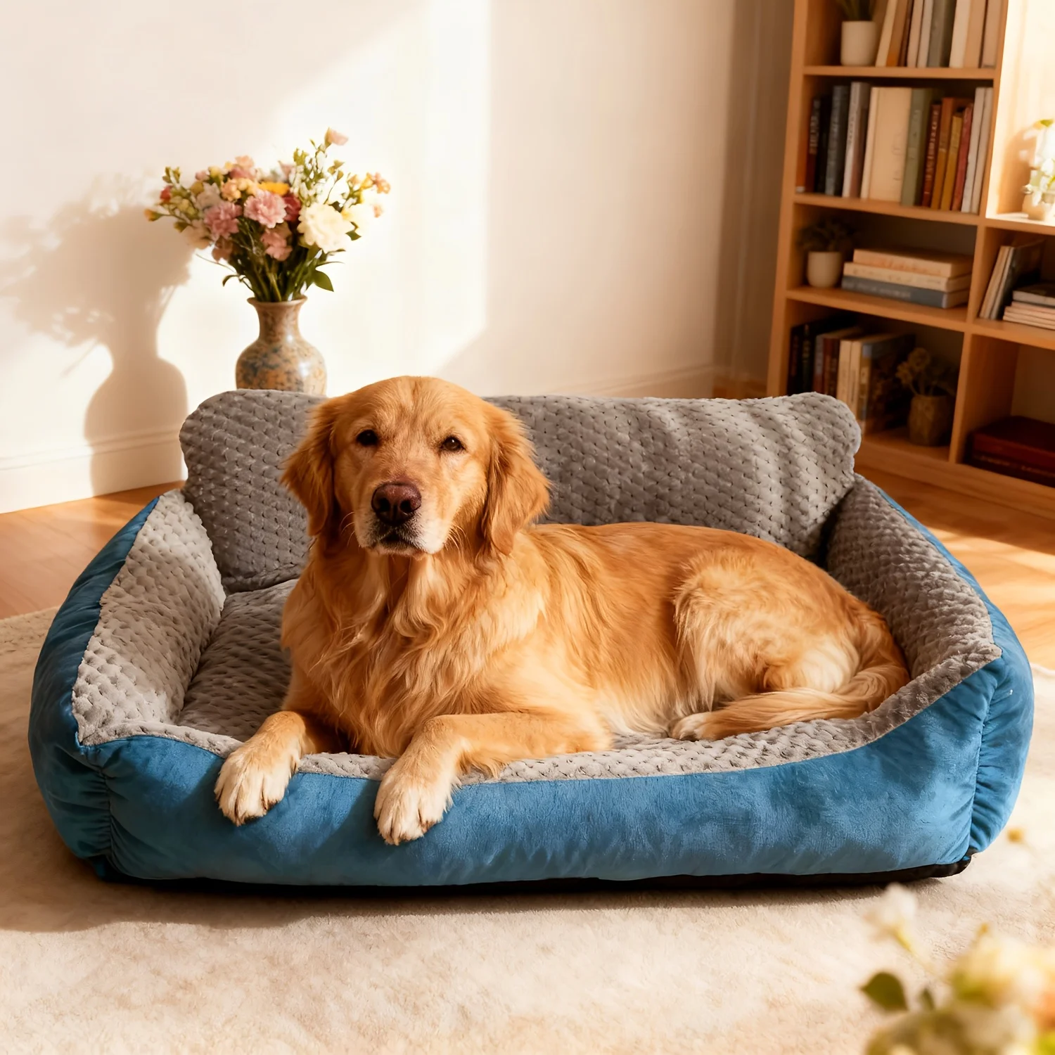 Luxury Plush Pet Sofa Bed - Extra-Large Thick & Warm Dog Bed With High Backrest, All-Season Comfort, Easy-Clean Cover For Large/Medium/Small Dogs & Cats, Pomeranian, Siberian - Large Dog Bed Washable, Pet Cozy Sofa Bed, Extra Large Plush Dog Bed Sofa
Luxury Plush Pet Sofa Bed - Extra-Large Thick & Warm Dog Bed With High Backrest, All-Season Comfort, Easy-Clean Cover For Large/Medium/Small Dogs & Cats, Pomeranian, Siberian - Large Dog Bed Washable, Pet Cozy Sofa Bed, Extra Large Plush Dog Bed Sofa