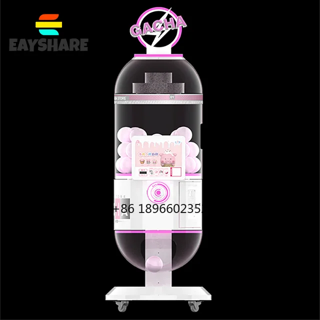 Новый дизайн Gacha Machine Аркадные игры Машина для скручивания яиц Приз Поставщик подарков Торговый автомат Gashapon с монетоприемником
Новый дизайн Gacha Machine Аркадные игры Машина для скручивания яиц Приз Поставщик подарков Торговый автомат Gashapon с монетоприемником