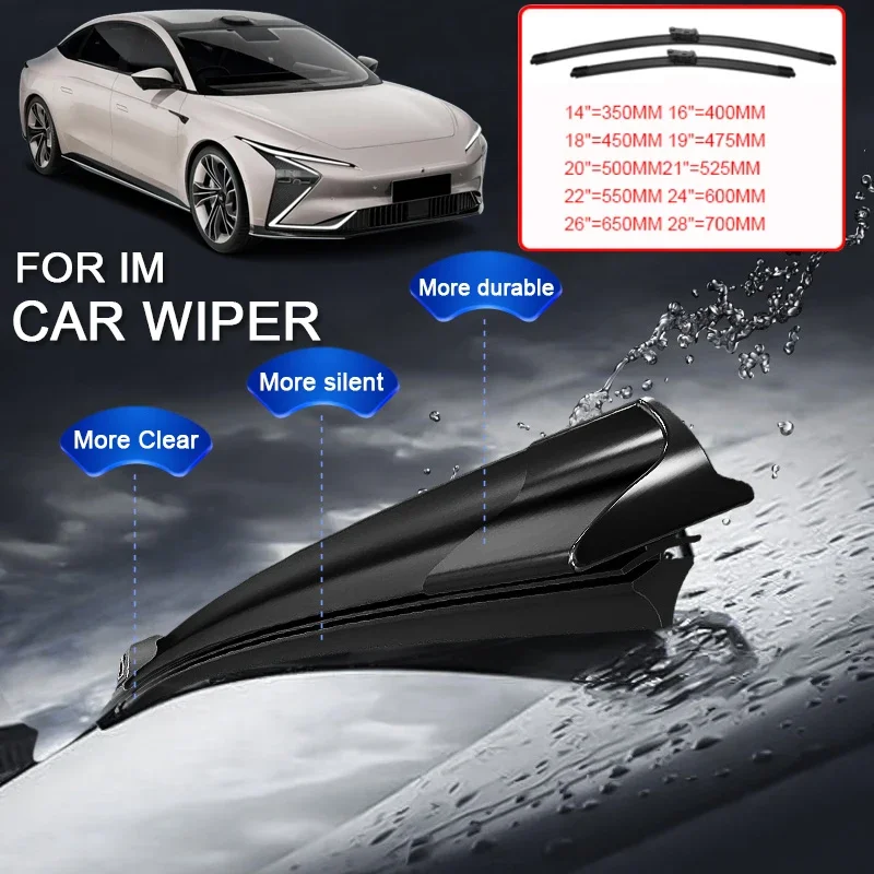 Bladeless Front Windshield Wiper Rubber 2pcs For IM L6 L7 LS6 LS7 2022-2026 2PCS Car External Cleaning Protect Auto Accessories
Bladeless Front Windshield Wiper Rubber 2pcs For IM L6 L7 LS6 LS7 2022-2026 2PCS Car External Cleaning Protect Auto Accessories