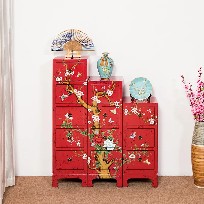Creative solid wood new Chinese floor-to-ceiling bookcase painted living room storage ladder bedroom sofa side cabinet
Creative solid wood new Chinese floor-to-ceiling bookcase painted living room storage ladder bedroom sofa side cabinet