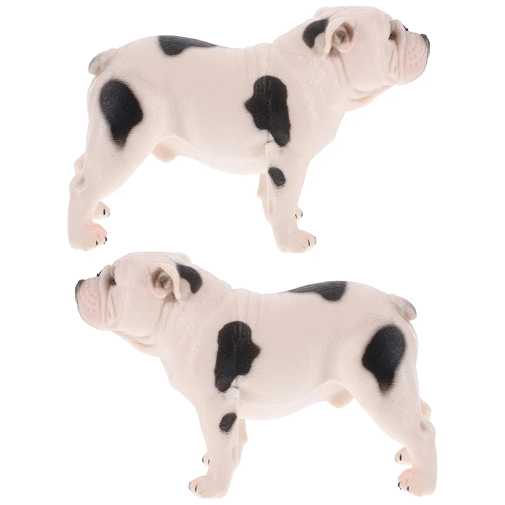 2 Pcs Statue Bulldog Ornament Child French Pvc Simulation Animal Model Ornaments
2 Pcs Statue Bulldog Ornament Child French Pvc Simulation Animal Model Ornaments