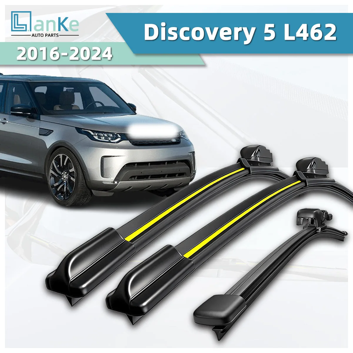 Suitable For Land Rover Discovery 5 L462(2016-2024)Car Wipers Natural Rubber Silent Durable Front Windshield Bidirectional Wiper
Suitable For Land Rover Discovery 5 L462(2016-2024)Car Wipers Natural Rubber Silent Durable Front Windshield Bidirectional Wiper