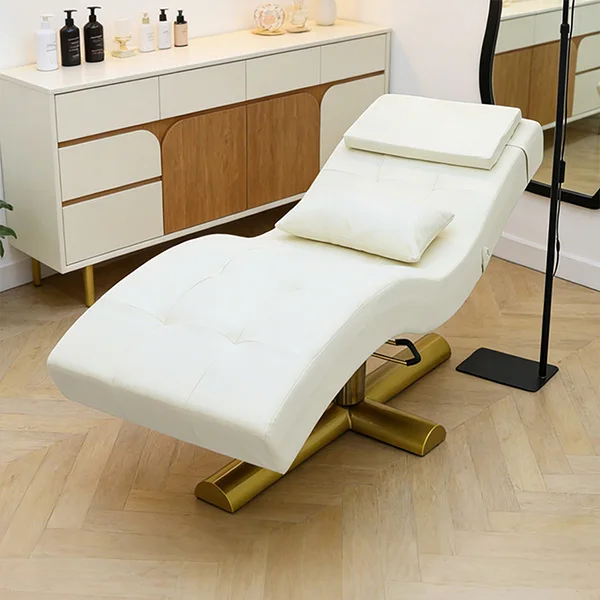 High-quality Modern Beauty Bed Comfortable Built-In Headrest Massage Adjustable Table Beauty Salon Furniture for Barber Shop
High-quality Modern Beauty Bed Comfortable Built-In Headrest Massage Adjustable Table Beauty Salon Furniture for Barber Shop