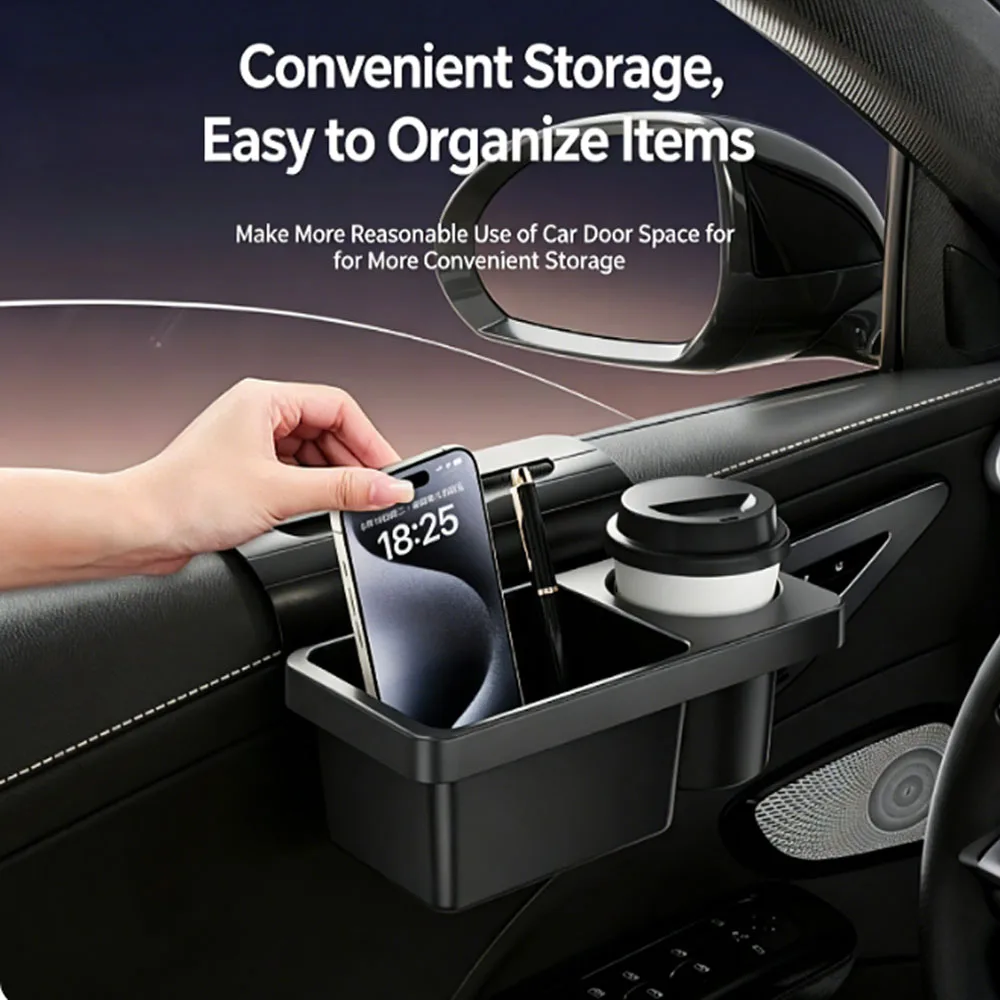 Multifunctional Car Door Hanging Storage Box Cup Holder Phone Organizer Auto Window Mounted Container for Vehicles
Multifunctional Car Door Hanging Storage Box Cup Holder Phone Organizer Auto Window Mounted Container for Vehicles