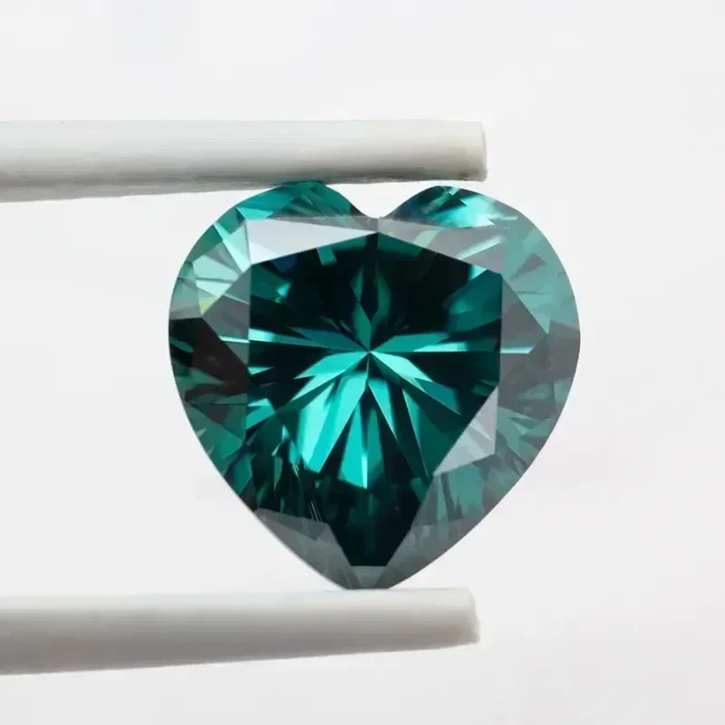 Moissanite Stone Natural Green Color Heart Cut Gemstone For Charms Diy Jewelry Creation Materials With GRA Certificate
Moissanite Stone Natural Green Color Heart Cut Gemstone For Charms Diy Jewelry Creation Materials With GRA Certificate