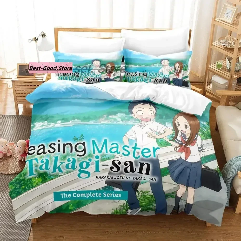 Teasing Master Takagi-san Bedding Set Single Twin Full Queen King Size Bed Set Aldult Kid Bedroom Duvetcover Sets Kawaii Bed
Teasing Master Takagi-san Bedding Set Single Twin Full Queen King Size Bed Set Aldult Kid Bedroom Duvetcover Sets Kawaii Bed