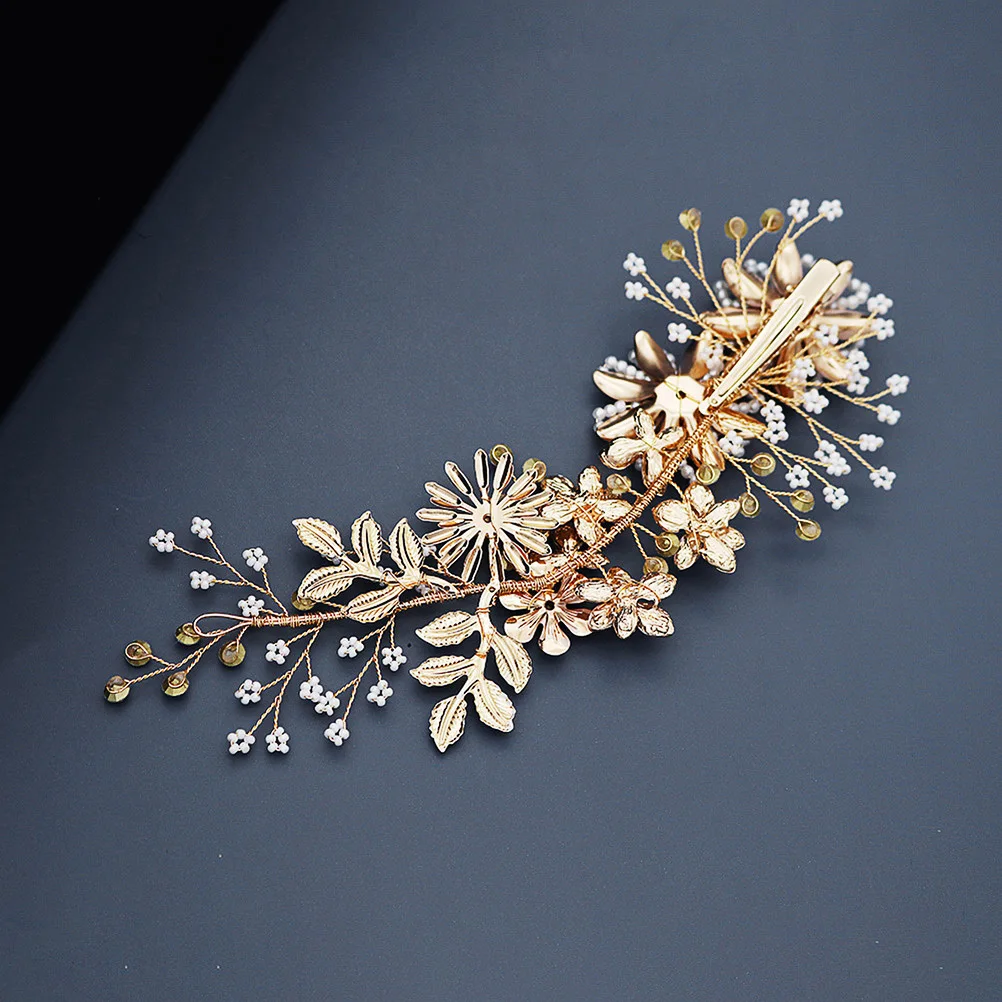 1Pcs Hair Clip Alloy Durable Golden Wedding Bridal Hairpin Stylish Elegant Hair Accessory Creative Charming Ornament
1Pcs Hair Clip Alloy Durable Golden Wedding Bridal Hairpin Stylish Elegant Hair Accessory Creative Charming Ornament