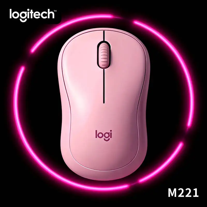 Беспроводная бесшумная мышь Logitech M221, 2,4 ГГц, компактный дизайн, USB-наноприемник 1000 точек на дюйм для офиса, дома, ПК, ноутбука
Беспроводная бесшумная мышь Logitech M221, 2,4 ГГц, компактный дизайн, USB-наноприемник 1000 точек на дюйм для офиса, дома, ПК, ноутбука
