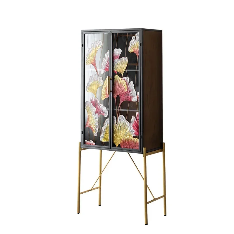 Personalized and creative high-footed side cabinet retro decorative side cabinet
Personalized and creative high-footed side cabinet retro decorative side cabinet