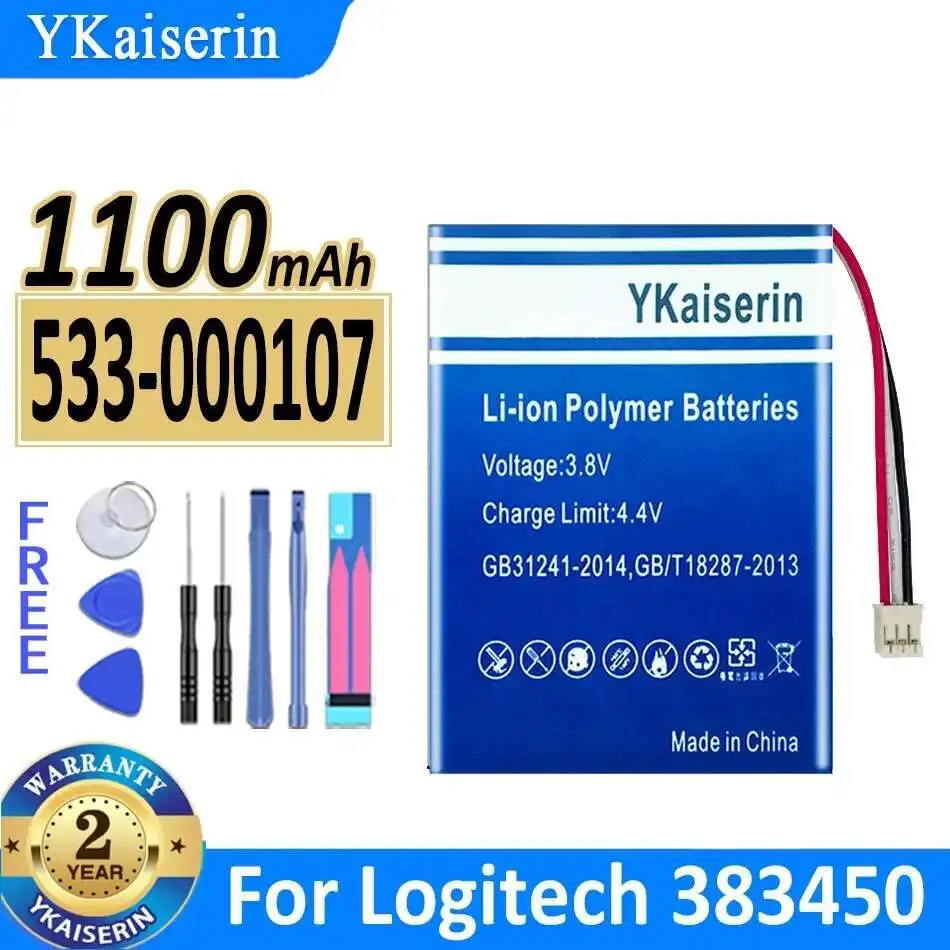 Батарея Bluetooth-клавиатуры для Logitech 533-000107 383450 533000107 1100 мАч, быстрая зарядка
Батарея Bluetooth-клавиатуры для Logitech 533-000107 383450 533000107 1100 мАч, быстрая зарядка