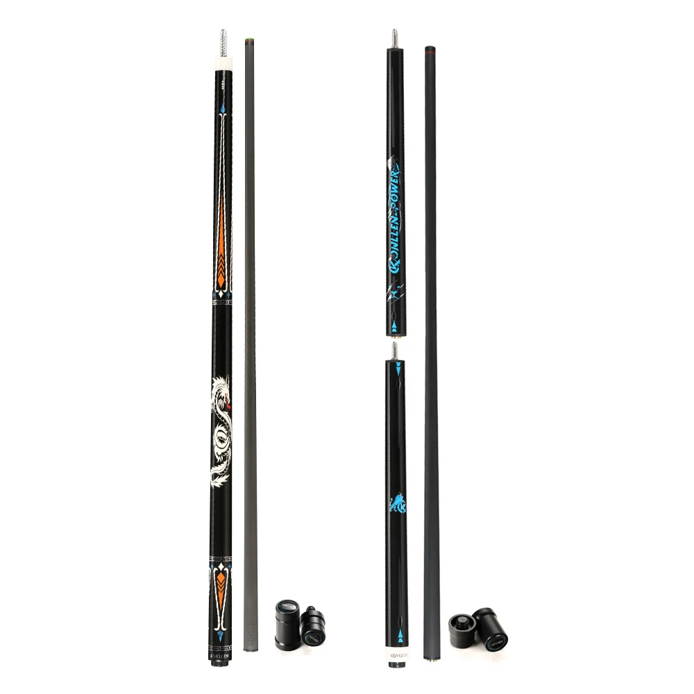 KONLLEN LW Carbon Fiber Pool Billiard Cues 12.5mm And 3 Pieces Punch Jump Cue Technology 12.9mm Uniloc Joint Professional Kit
KONLLEN LW Carbon Fiber Pool Billiard Cues 12.5mm And 3 Pieces Punch Jump Cue Technology 12.9mm Uniloc Joint Professional Kit
