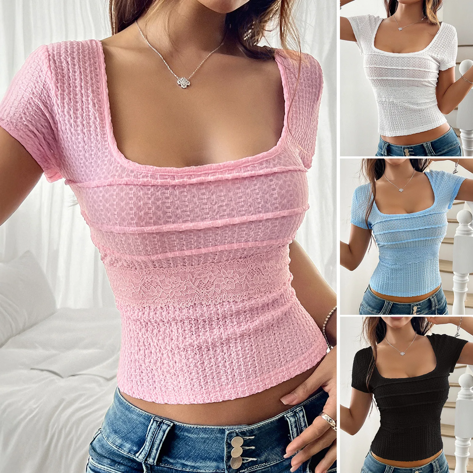 Diyun Cross-border 2025 Spring And Summer Y2K Top Casual Sexy Backless Lace-up Bow Short-sleeved T-shirt Women's Clothing
Diyun Cross-border 2025 Spring And Summer Y2K Top Casual Sexy Backless Lace-up Bow Short-sleeved T-shirt Women's Clothing