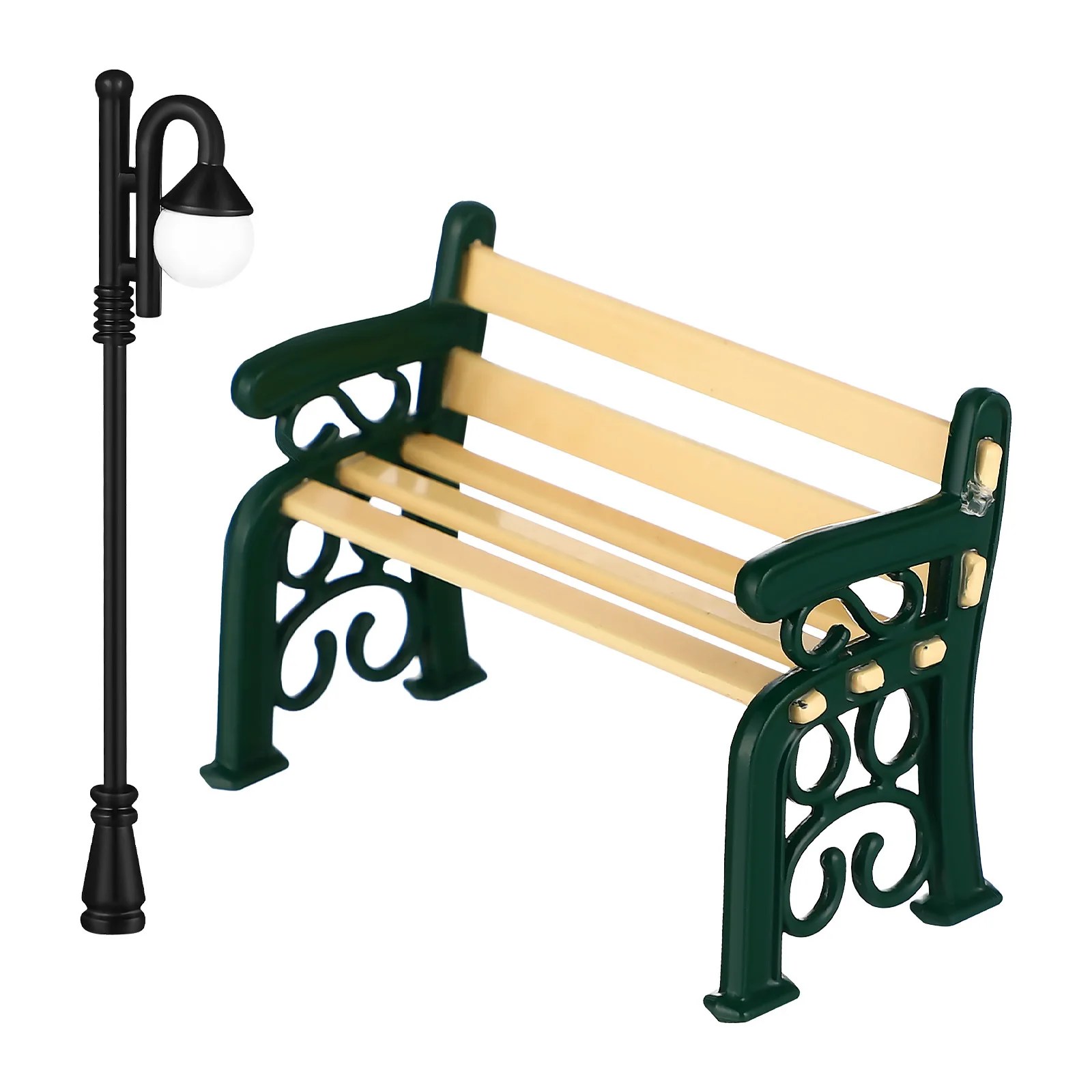1 set Bench Alloy Miniature Dollhouse Decor Garden Layout Gift Kids Mini Street Lamp Furniture Ornament
1 set Bench Alloy Miniature Dollhouse Decor Garden Layout Gift Kids Mini Street Lamp Furniture Ornament