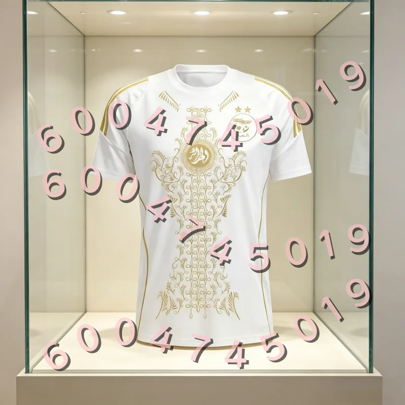 2026 New Summer Algeria Inspired Football Jersey Family Matching Outfit White Gold Print Quick Dry T-shirt for Men Women Kids
2026 New Summer Algeria Inspired Football Jersey Family Matching Outfit White Gold Print Quick Dry T-shirt for Men Women Kids