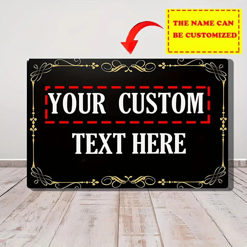 Personalized Custom Quote Tin Sign Retro Metal Plate Wall Art Cafe Garage Decoration
Personalized Custom Quote Tin Sign Retro Metal Plate Wall Art Cafe Garage Decoration