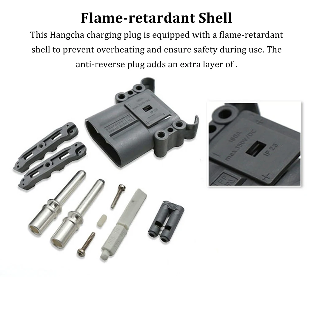 80A/160A/320A Hangcha Charging Plug Smooth And Burr-free Flame-retardant Insulation And Wire More 160A male
80A/160A/320A Hangcha Charging Plug Smooth And Burr-free Flame-retardant Insulation And Wire More 160A male