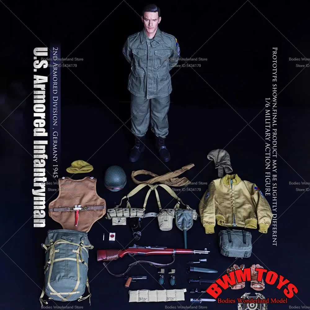 In Stock UD9038 1/6 Scale Collectible US Armored Infantryman 12Inch Male Solier Action Figure Model Toys for Fans Collection
In Stock UD9038 1/6 Scale Collectible US Armored Infantryman 12Inch Male Solier Action Figure Model Toys for Fans Collection