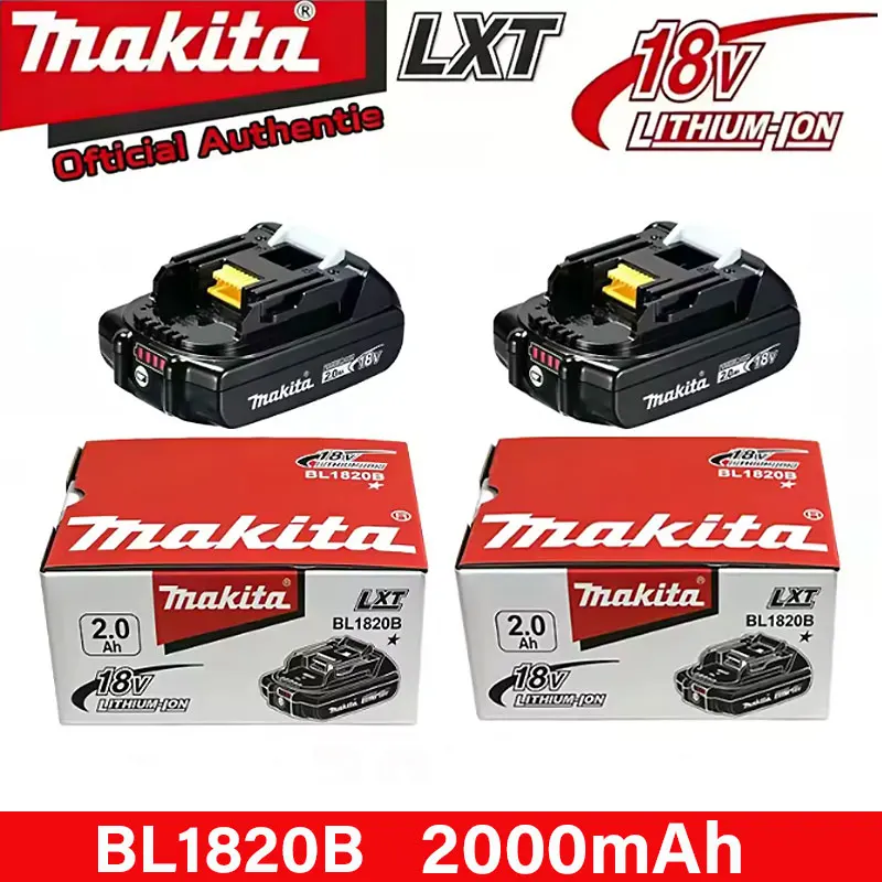 2.0Ah/2000mAh Makita 18V Li-Ion Rechargeable Battery 18v drill Replacement Batteries BL1830 BL1840 BL1850 BL1860B
2.0Ah/2000mAh Makita 18V Li-Ion Rechargeable Battery 18v drill Replacement Batteries BL1830 BL1840 BL1850 BL1860B