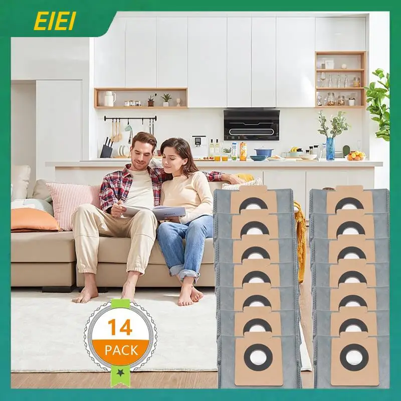 Комплект вакуумных мешков EIEI, 14 шт., в сборе для робота-пылесоса Eufy Clean X8 Pro/X10 Pro Omni, большие мешки для пыли 3 л
Комплект вакуумных мешков EIEI, 14 шт., в сборе для робота-пылесоса Eufy Clean X8 Pro/X10 Pro Omni, большие мешки для пыли 3 л