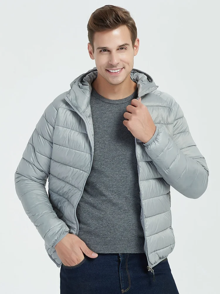 Men's Winter Cotton Coat Stand-up Collar Hooded Cotton Jacket Lightweight and Warm
Men's Winter Cotton Coat Stand-up Collar Hooded Cotton Jacket Lightweight and Warm