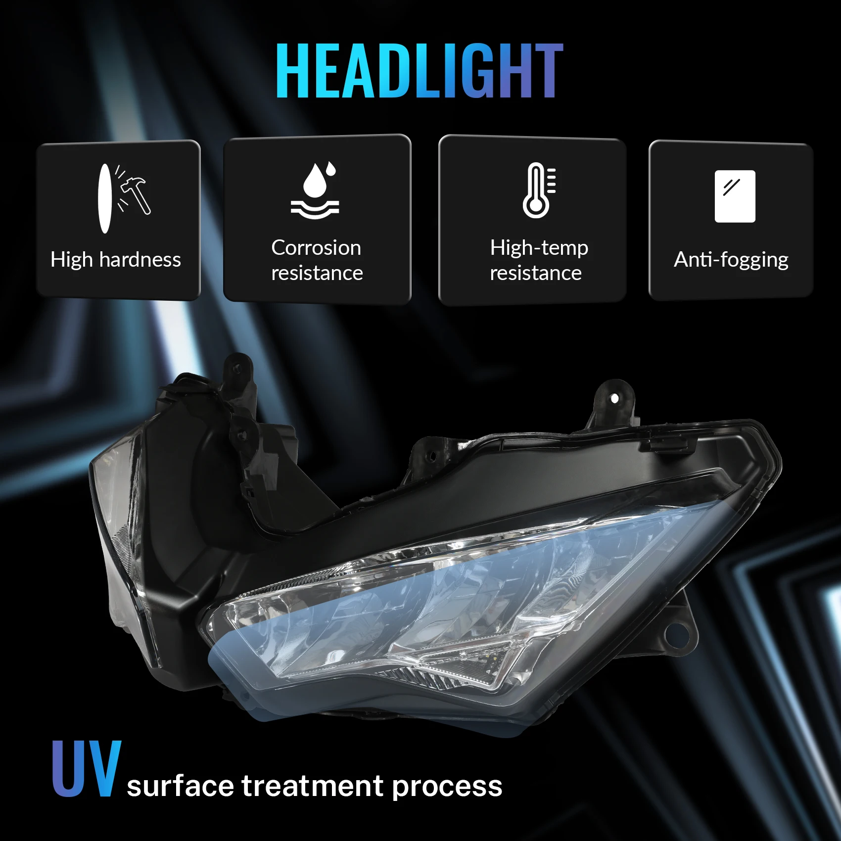 Front LED Headlight Assembly Fit For Kawasaki Ninja 400 2018-2024 NINJA 650 2020-2025
Front LED Headlight Assembly Fit For Kawasaki Ninja 400 2018-2024 NINJA 650 2020-2025