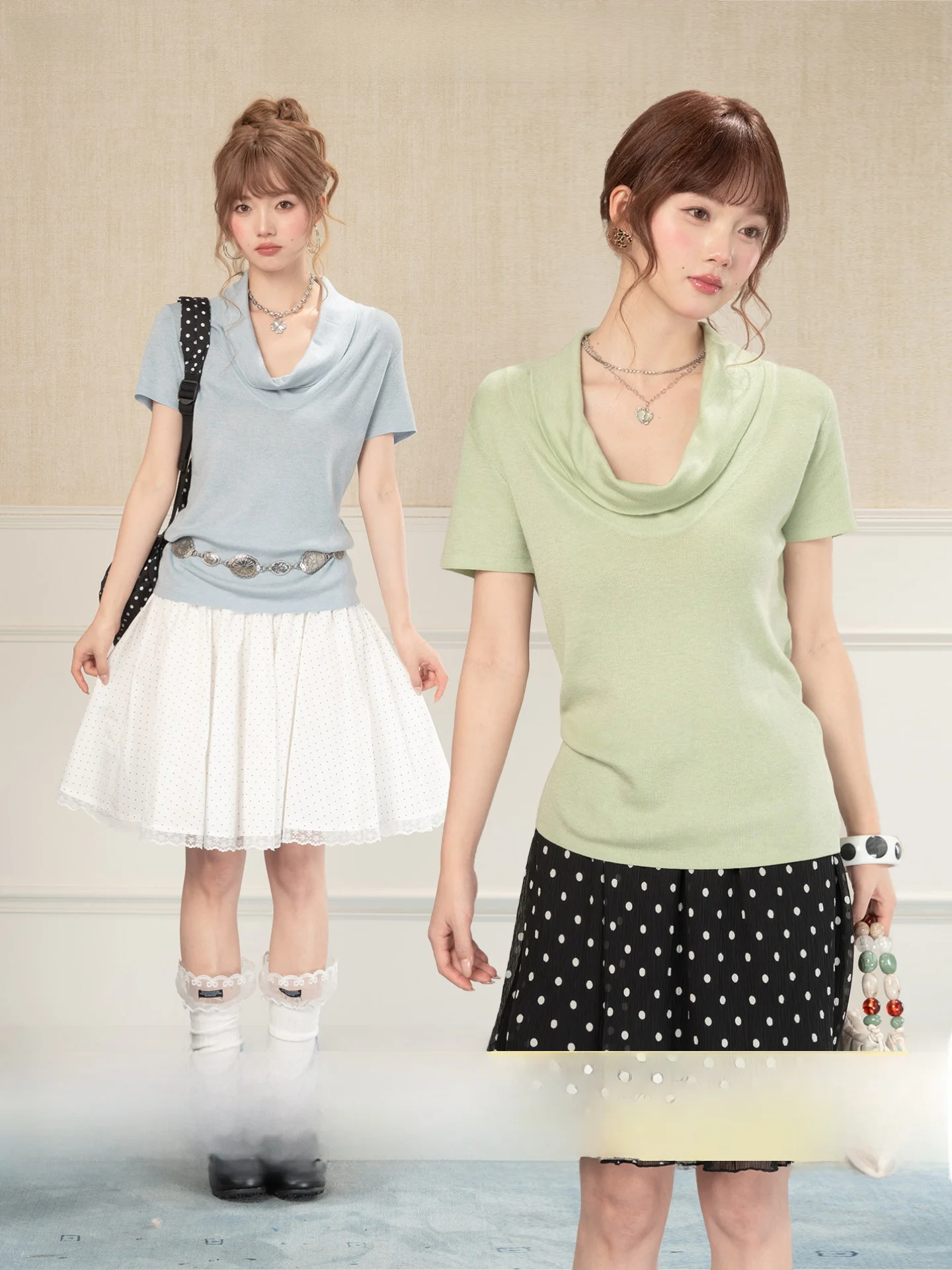 Heynew Minimalist White Loose Short Sleeve Knitted Shirt Women Summer Versatile Slimming Top Commute Style Polyester Blend
Heynew Minimalist White Loose Short Sleeve Knitted Shirt Women Summer Versatile Slimming Top Commute Style Polyester Blend