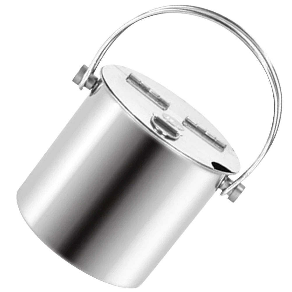 Flip Ice Bucket Portable Stainless Steel Cube Holder Pail Storage Bin Tall Narrow Beer Cooler Container
Flip Ice Bucket Portable Stainless Steel Cube Holder Pail Storage Bin Tall Narrow Beer Cooler Container