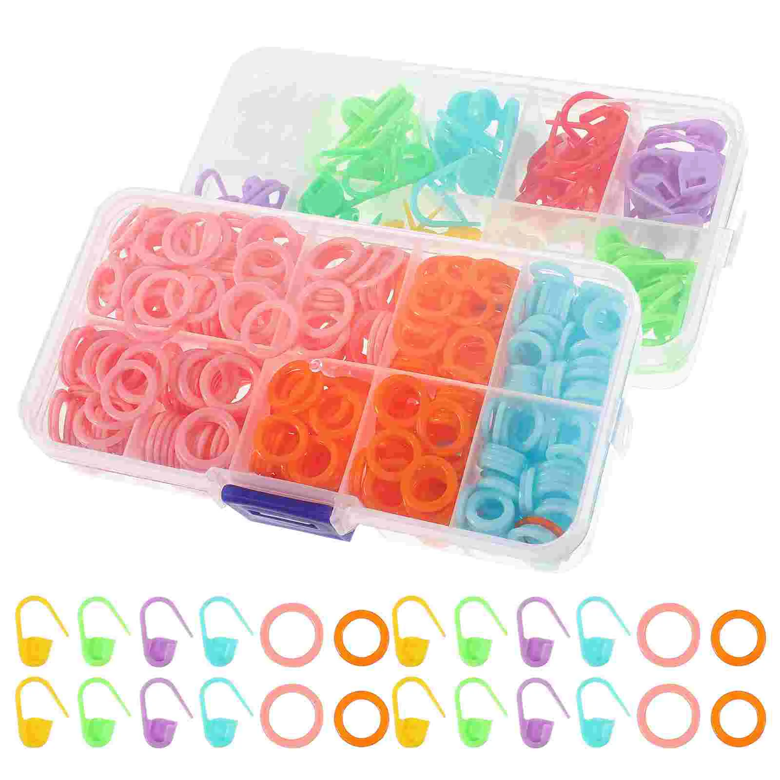 2 Boxes Suite Braided Counting Buckle Knitting Kit Needle Gauge Plastic Crochet Markers
2 Boxes Suite Braided Counting Buckle Knitting Kit Needle Gauge Plastic Crochet Markers