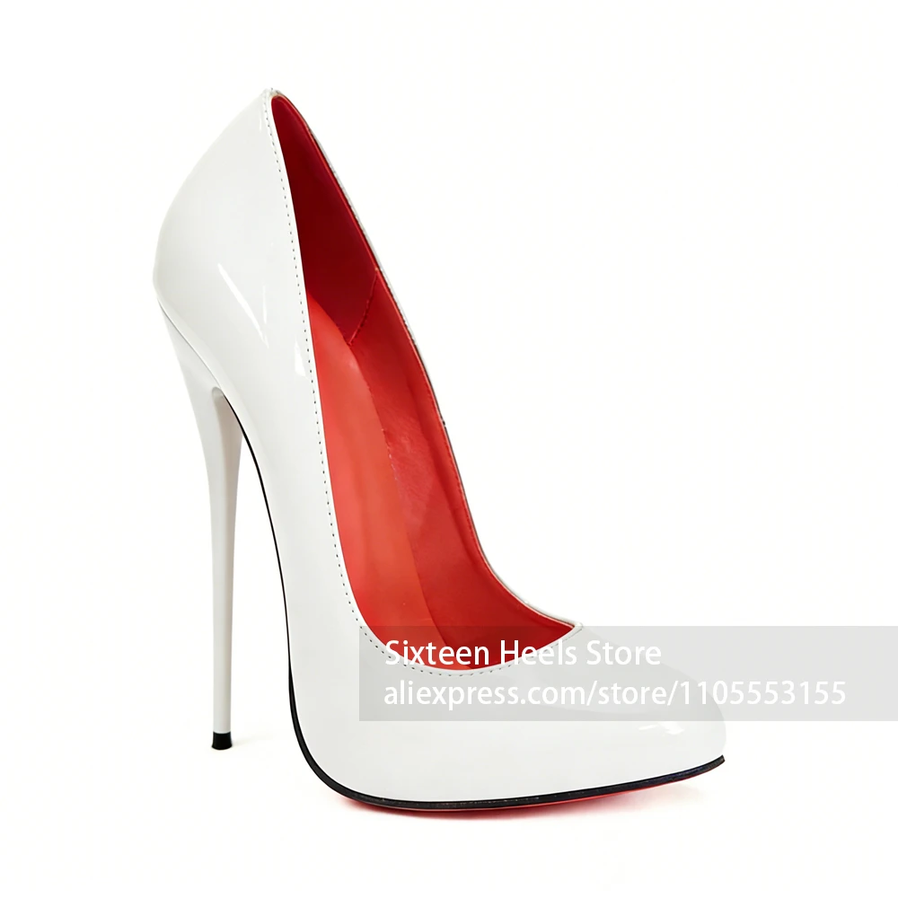 16cm Patent Leather Pumps Round Toe Slip on High Heels Sexy Style Lacquered Heel Summer Shoes for Women Custom Multiple Colors
16cm Patent Leather Pumps Round Toe Slip on High Heels Sexy Style Lacquered Heel Summer Shoes for Women Custom Multiple Colors