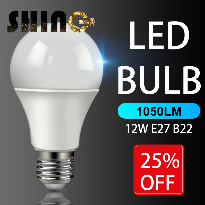 High Brightness 12W 220V A60 E27 B22 Warm White Daylight Cold White Led Bulb Lamp For Home Decoration Replace Incandescent Lamp
High Brightness 12W 220V A60 E27 B22 Warm White Daylight Cold White Led Bulb Lamp For Home Decoration Replace Incandescent Lamp