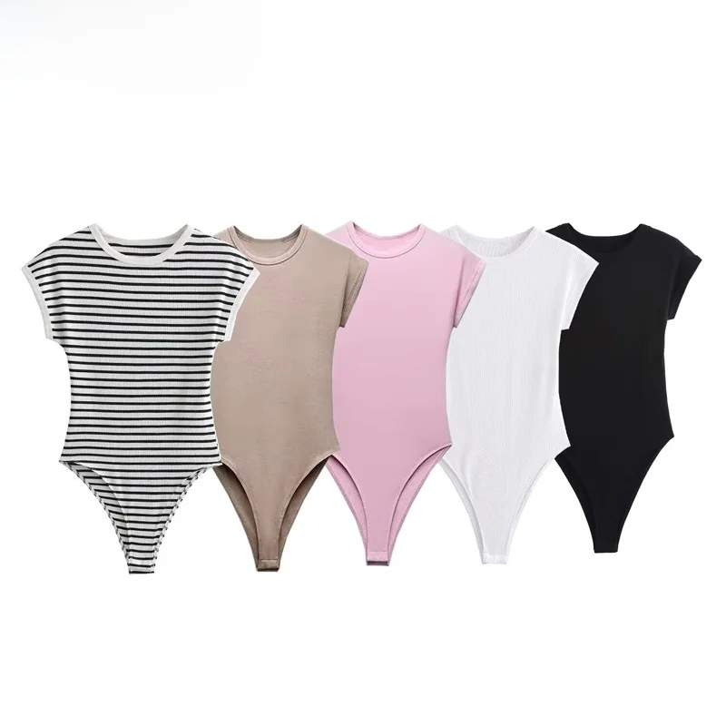 New Women's Fashionable Knitted Romper Threaded Low Waist Short Pants Polyester Fiber Versatile Quality Romper 4174159
New Women's Fashionable Knitted Romper Threaded Low Waist Short Pants Polyester Fiber Versatile Quality Romper 4174159