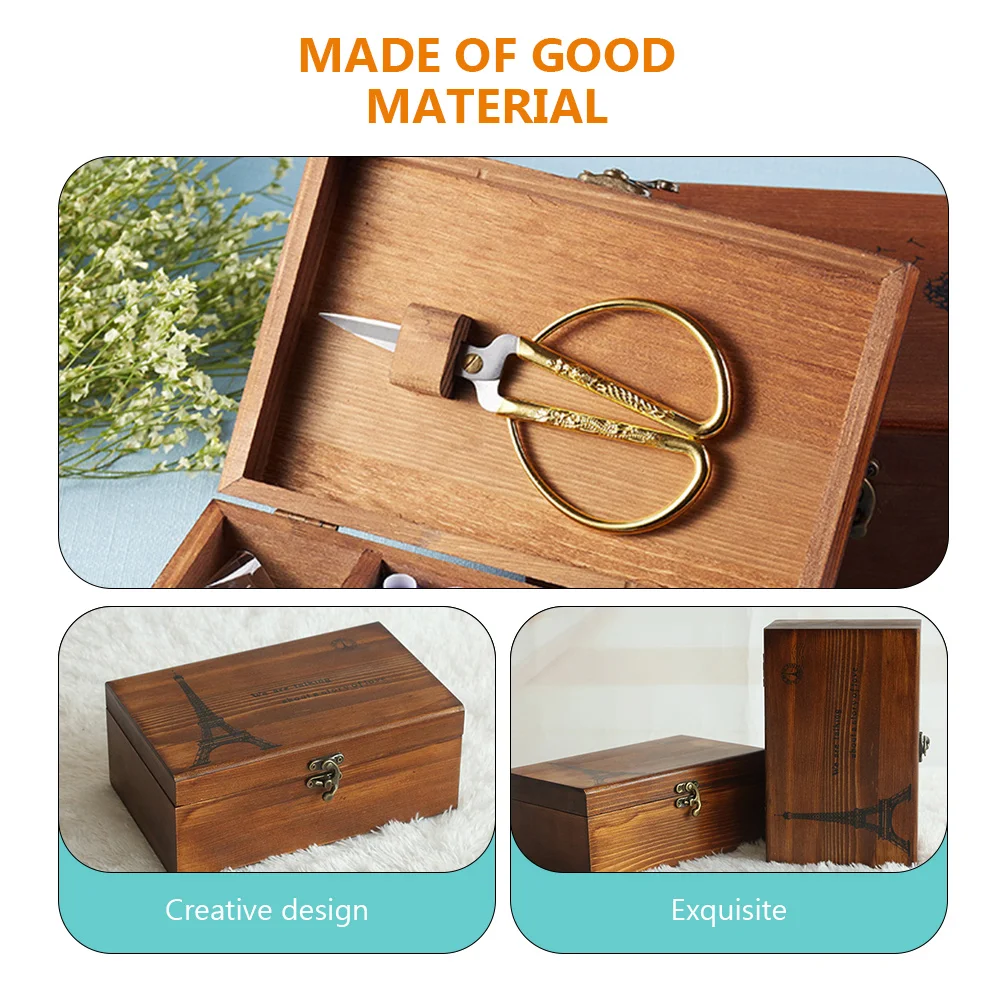 Wooden Needle Thread Box Large Capacity Sewing Kit Accessories Organizer Durable Storage Container Tools Holder 
Wooden Needle Thread Box Large Capacity Sewing Kit Accessories Organizer Durable Storage Container Tools Holder