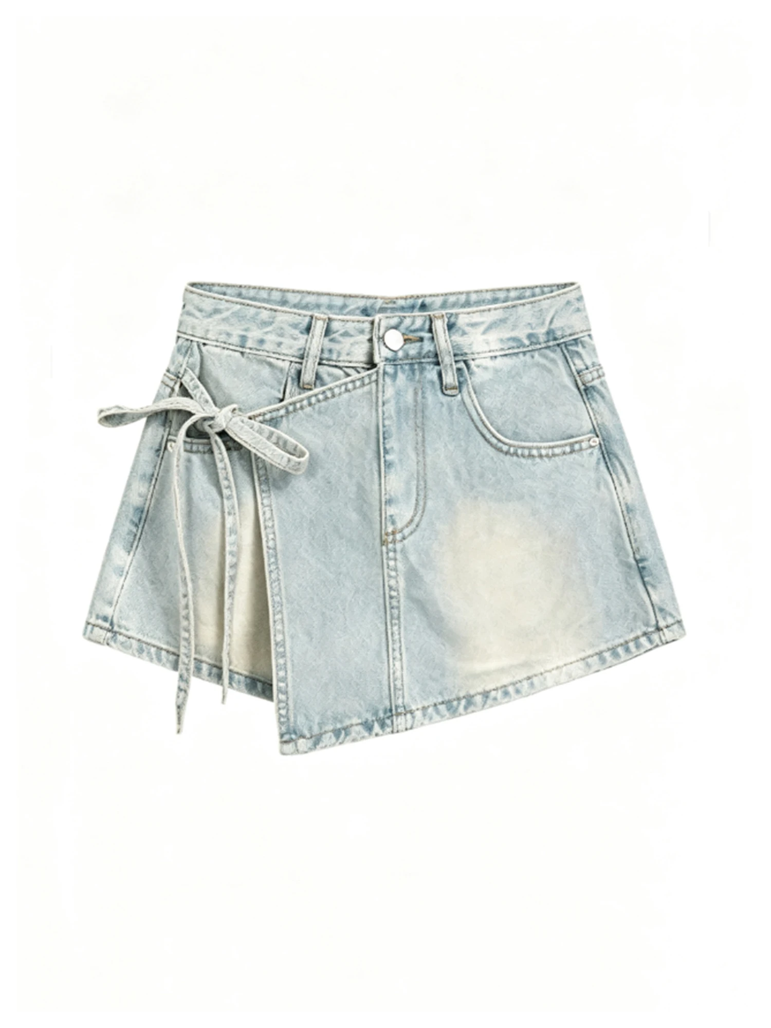 Women's Blue Denim Shorts Skirt Vintage Y2K Gyaru A-line Cowboy Skirt Retro High Waist A-line Mini Jean Skirt for Women Summer
Women's Blue Denim Shorts Skirt Vintage Y2K Gyaru A-line Cowboy Skirt Retro High Waist A-line Mini Jean Skirt for Women Summer