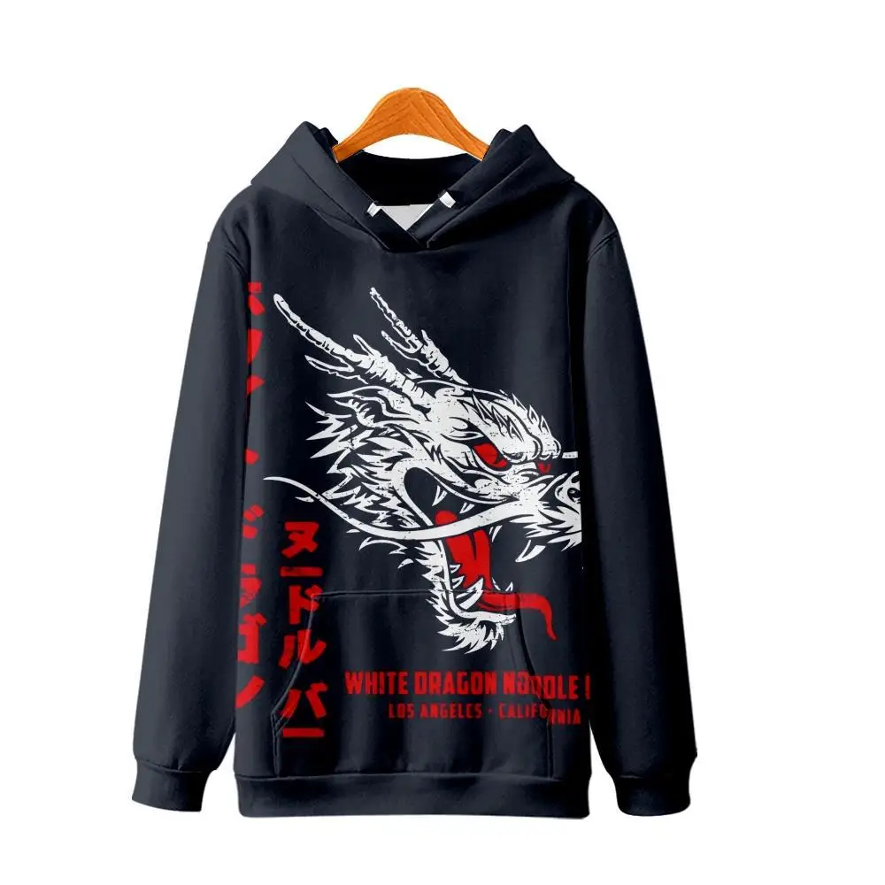 Harajuku Dragon Print Hoodie Long Sleeve Pullover Sweatshirt Casual Streetwear Coat Women Men Jacket Clothes Cosplay Costume
Harajuku Dragon Print Hoodie Long Sleeve Pullover Sweatshirt Casual Streetwear Coat Women Men Jacket Clothes Cosplay Costume