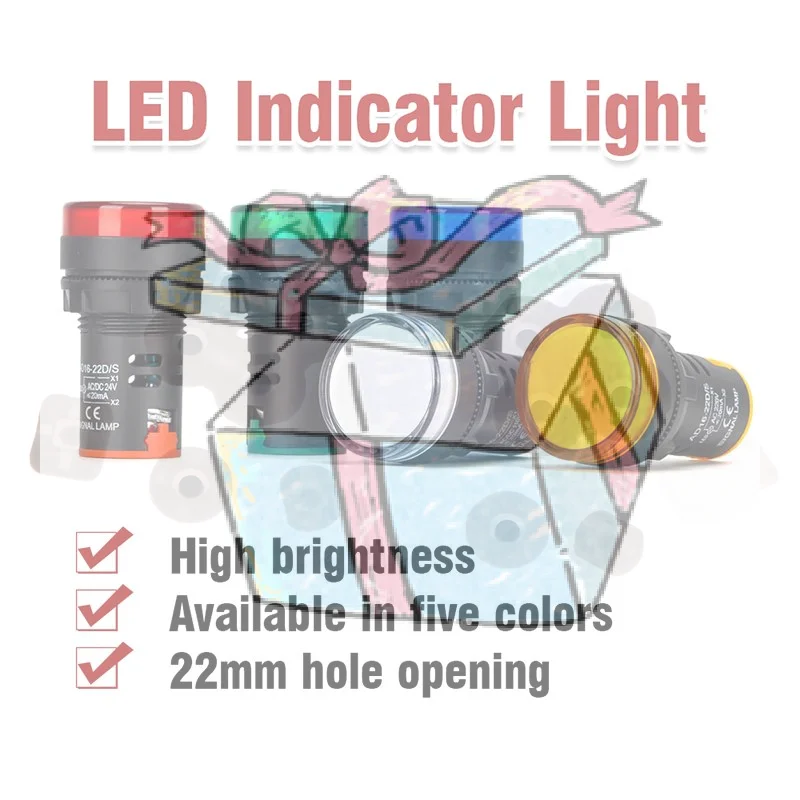 【CCA】Indicator Signal Lamp Light AD16-22DS 22mm Panel Mount DC 12V 24V 110V 220V 380V Red Green Yellow Blue White LED Bulbs 20mA
【CCA】Indicator Signal Lamp Light AD16-22DS 22mm Panel Mount DC 12V 24V 110V 220V 380V Red Green Yellow Blue White LED Bulbs 20mA