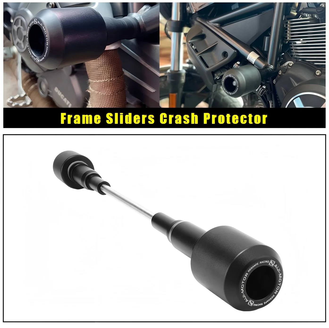 For Ducati Scrambler 400/800/1100 - Frame Sliders Crash Protectors, Anti-Drop Protection
For Ducati Scrambler 400/800/1100 - Frame Sliders Crash Protectors, Anti-Drop Protection