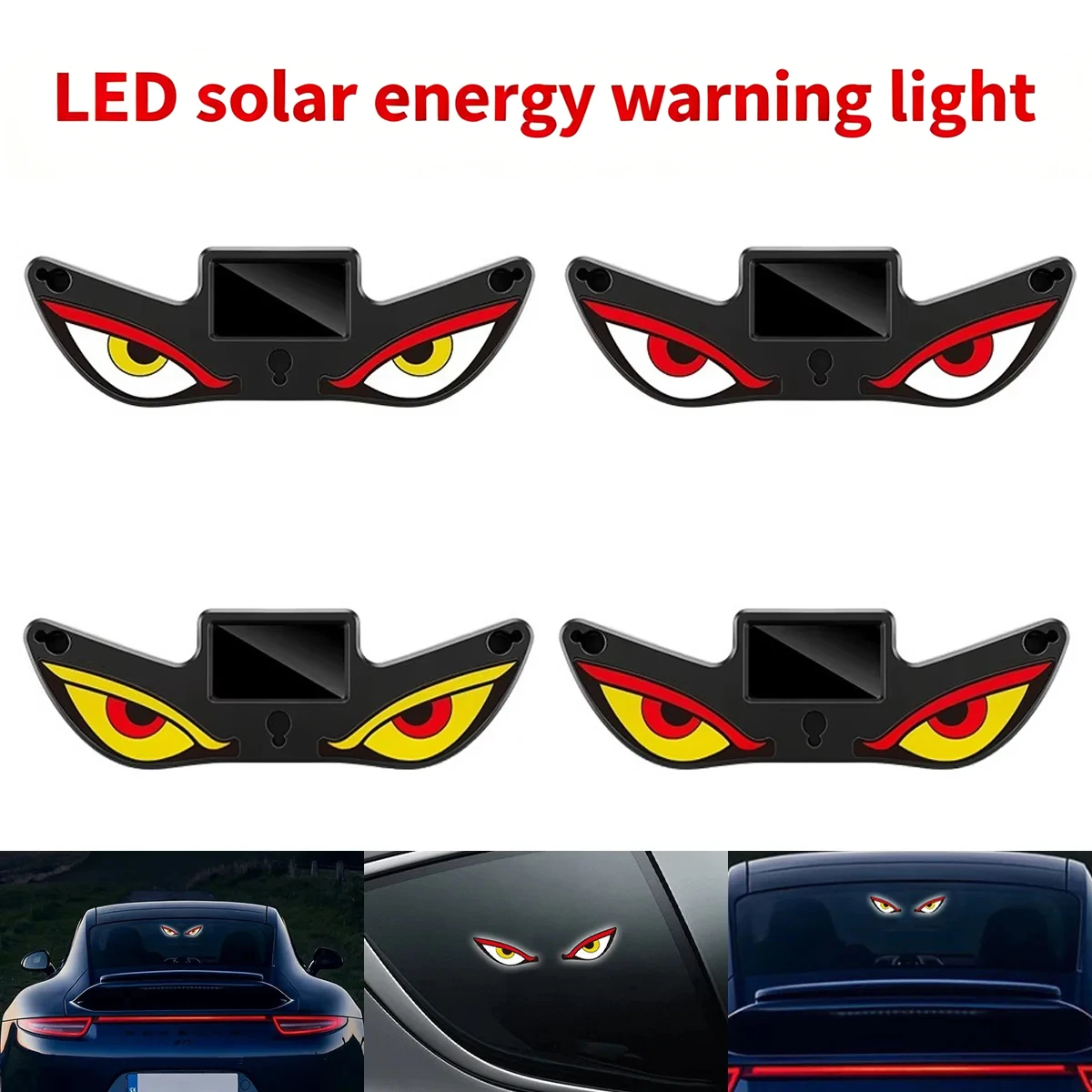 New solar car neon lights, cool demonic eye LED atmosphere lights, USB charging breathing lights, decorative lights
New solar car neon lights, cool demonic eye LED atmosphere lights, USB charging breathing lights, decorative lights