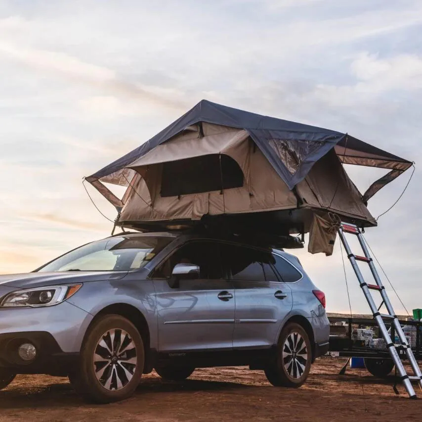 HOTO Outdoor Camper Car 4X4 Roof Tent Wholesale Soft Shell Insulated Light Weight RTT Car Roof Top Tent For 4 Person
HOTO Outdoor Camper Car 4X4 Roof Tent Wholesale Soft Shell Insulated Light Weight RTT Car Roof Top Tent For 4 Person