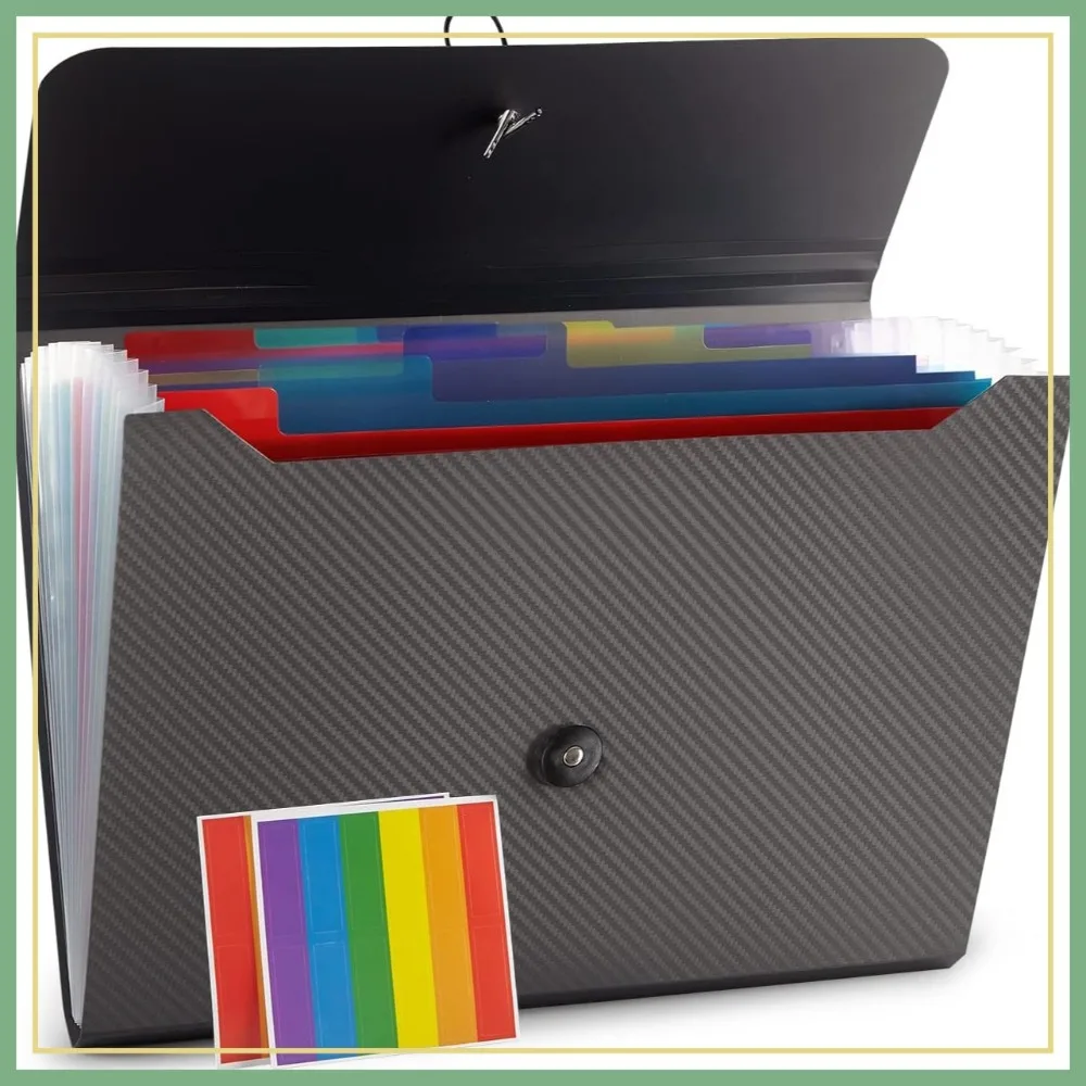 13 Pocket Accordion File Folder for Documents, Aesthetic Paper Organizer for Work School Home Office, Grey
13 Pocket Accordion File Folder for Documents, Aesthetic Paper Organizer for Work School Home Office, Grey