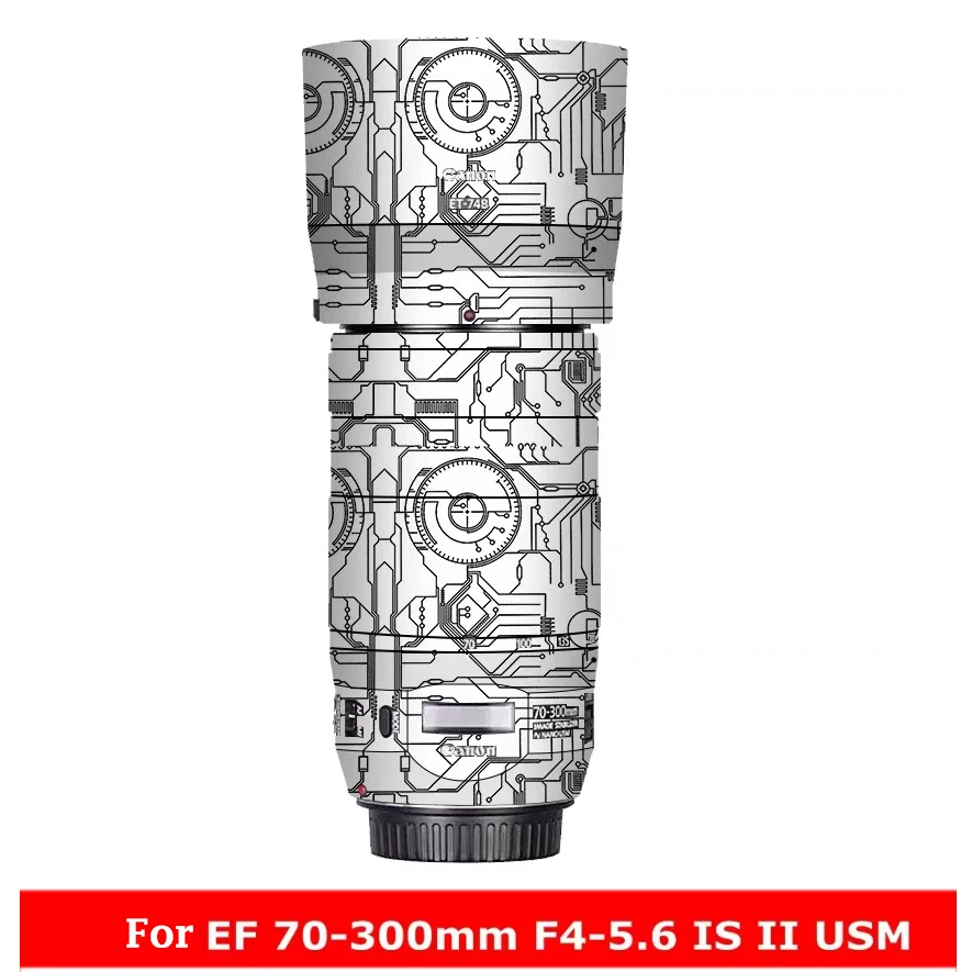 Наклейка на объектив камеры с защитой от царапин для Canon EF 70-300 мм F4-5.6 IS II USM, защитная пленка для корпуса для EF70-300 II
Наклейка на объектив камеры с защитой от царапин для Canon EF 70-300 мм F4-5.6 IS II USM, защитная пленка для корпуса для EF70-300 II