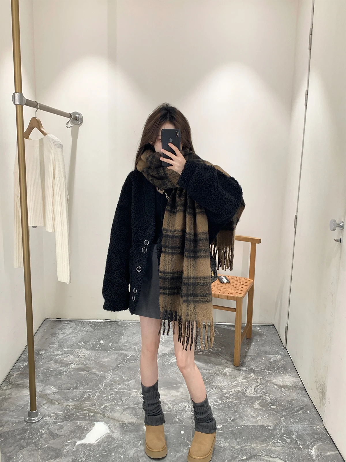 Домашняя куртка Zhenzhen Lazy V-Ne из овечьей шерсти, экологичная, из искусственной кожи и шерстяной смеси, для повседневной носки, длинная, с рукавами
Домашняя куртка Zhenzhen Lazy V-Ne из овечьей шерсти, экологичная, из искусственной кожи и шерстяной смеси, для повседневной носки, длинная, с рукавами