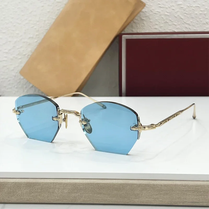JMM OATMAN New Fashion Sunglasses Frameless Handmade High Quality Designer Brand Classic Pure Outdoor Glasses
JMM OATMAN New Fashion Sunglasses Frameless Handmade High Quality Designer Brand Classic Pure Outdoor Glasses